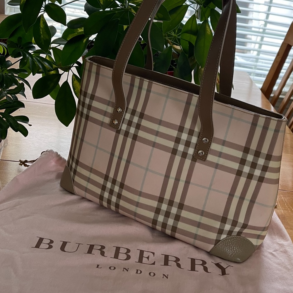 Authentic Burberry London Tote bag.